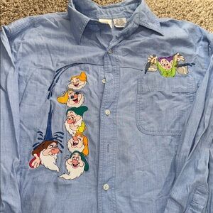 Blue Disney long sleeve Shirt